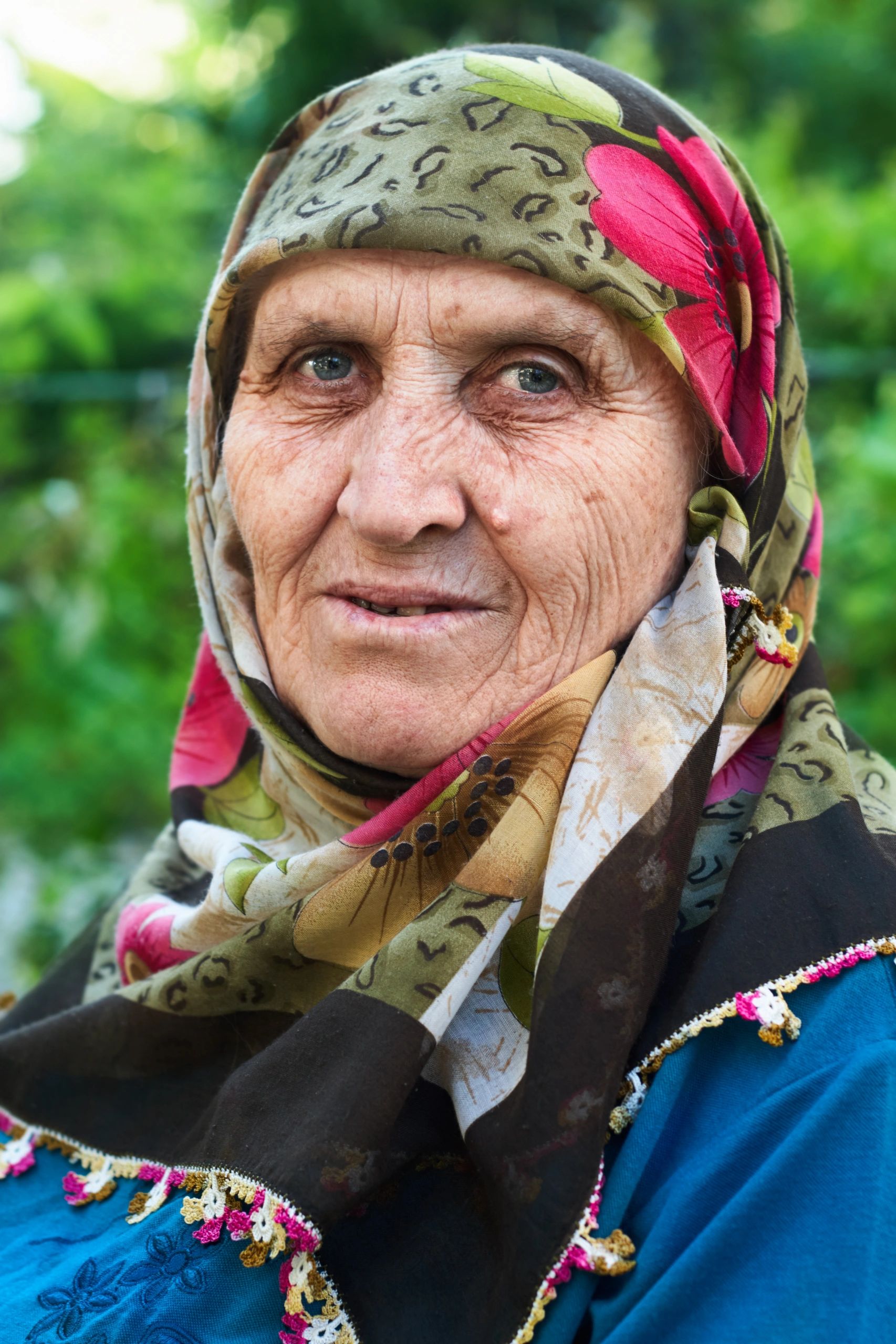 Turkish woman in traditional clothing